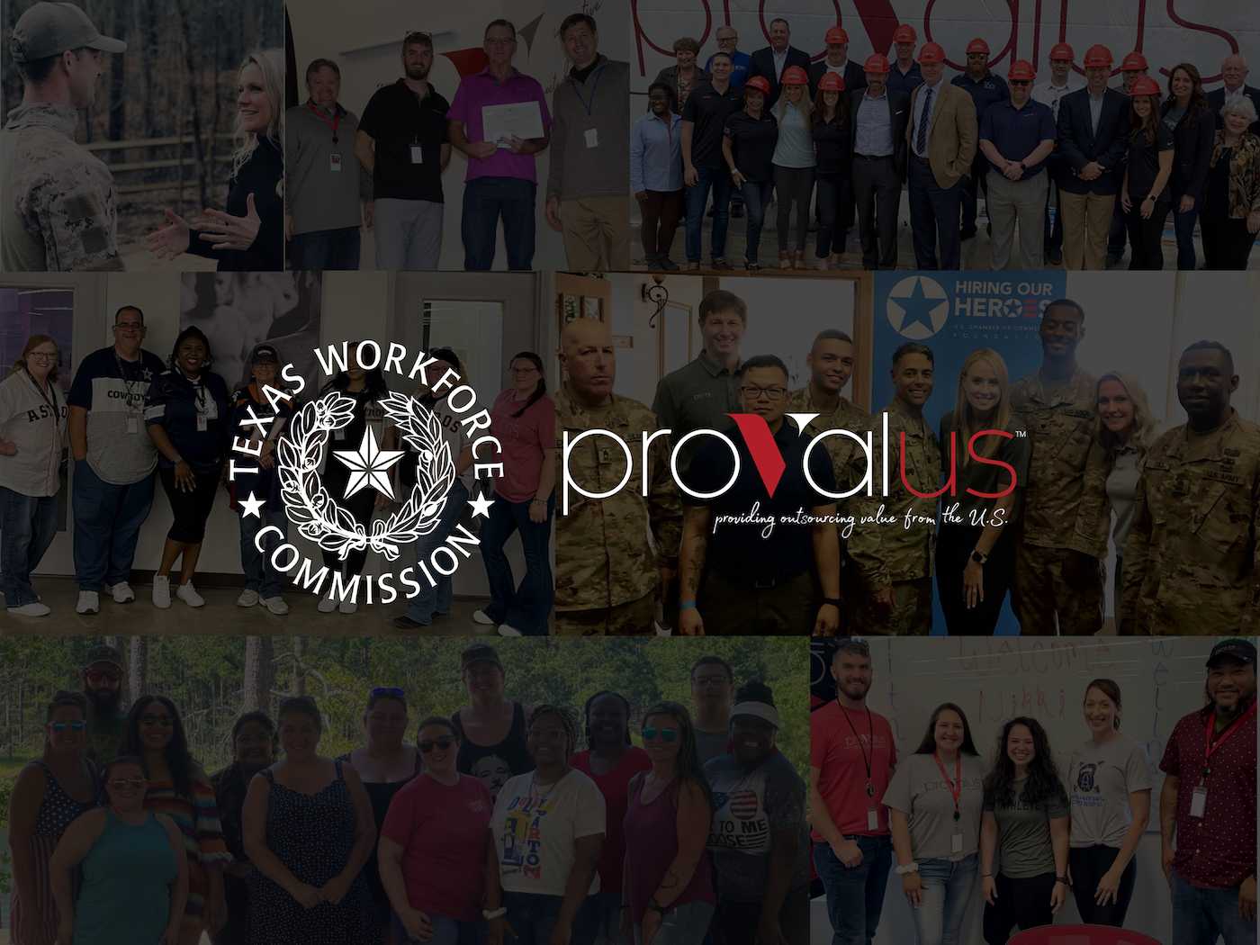 Provalus Recognized by the Texas Workforce Commission as 2022 Veteran Friendly Employer of the Year