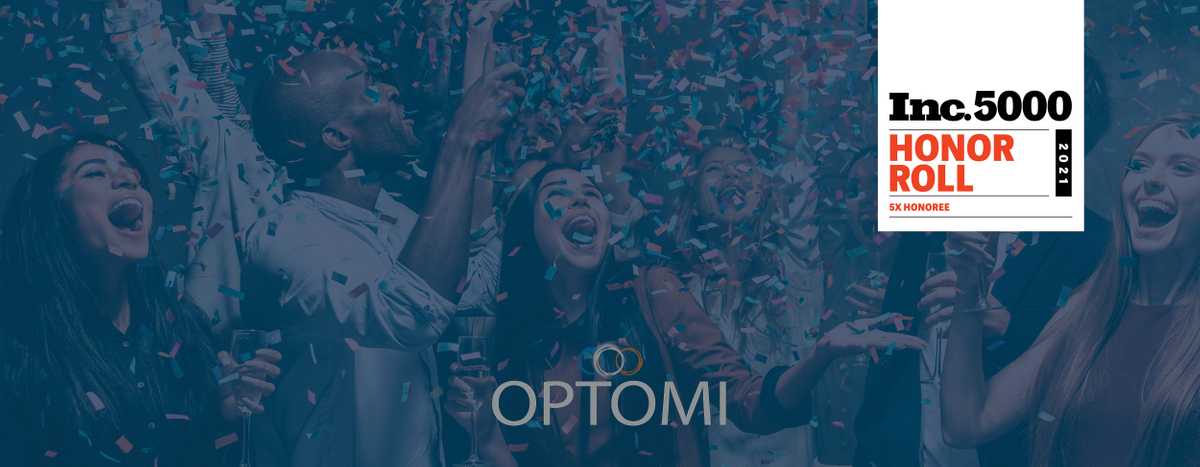 Optomi Professional Services Earns Inc 5000 Award for the Fifth Year in a Row